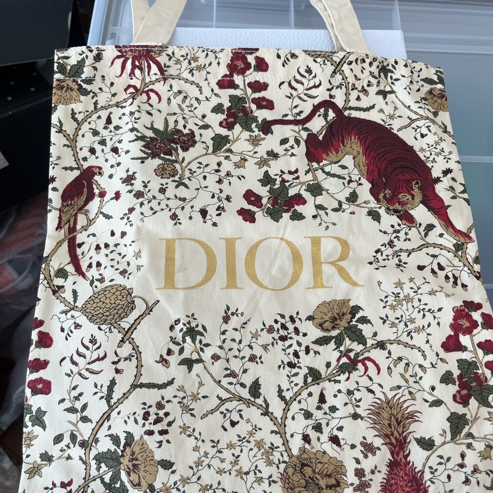 Dior Canvas Tote Bag
